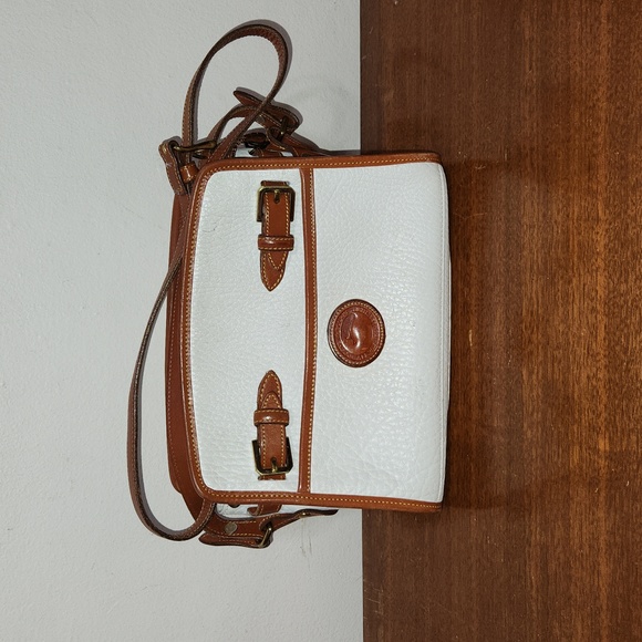 Dooney & Bourke Bags Dooney And Bourke White Leather Pebbled